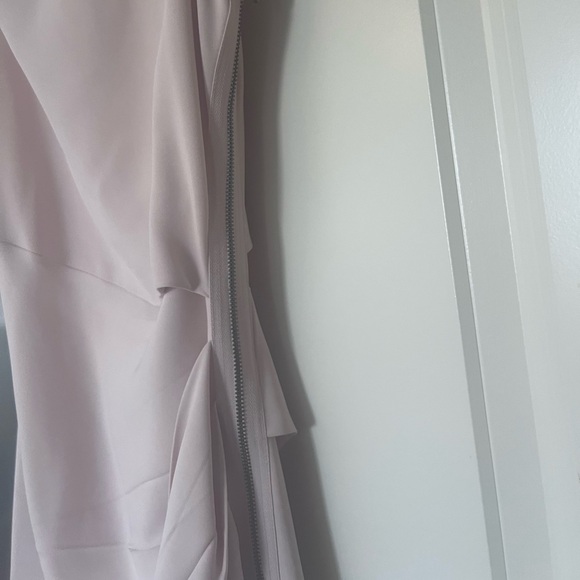 Reiss Pale Mauve/cream colored dress for work or dinner - Picture 6 of 8